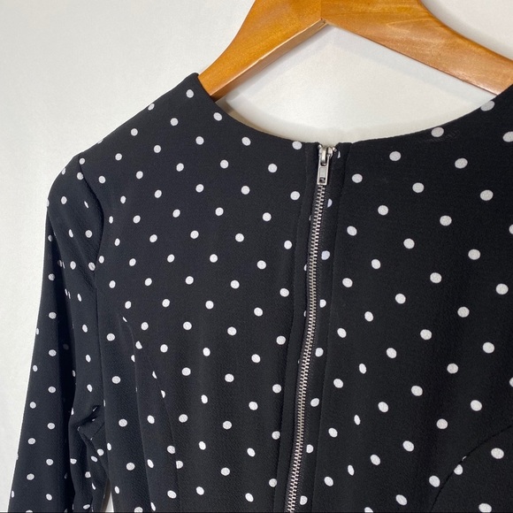 Xhilaration Black & White Polkadot Dress Small - Picture 9 of 9